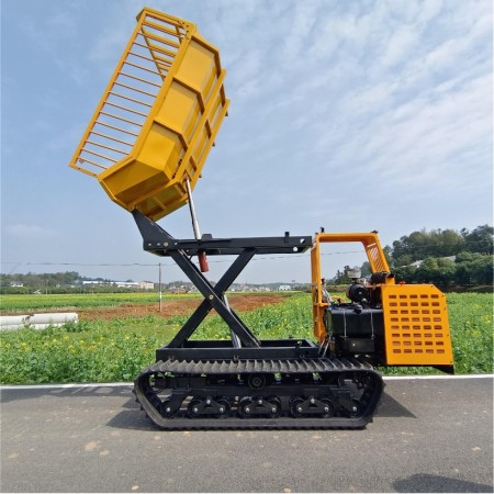 5 Tuj Scissor Lift Crawler Dumper Txhua Qhov Chaw Thauj Khoom