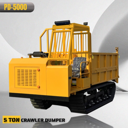 PD-5000 xibtes roj tsheb laij teb 5 Tons Crawler Pob Tseg Truck